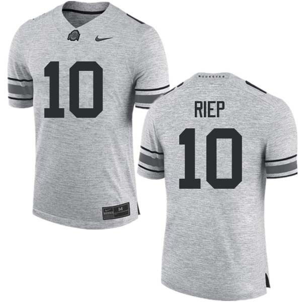 Ohio State Buckeyes #10 Amir Riep Men Official Jersey Gray
